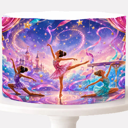 Seamless Edible Image Cake Wrap- Princess Ballerina Birthday Icing Sheet - RA Pape easy  to use
