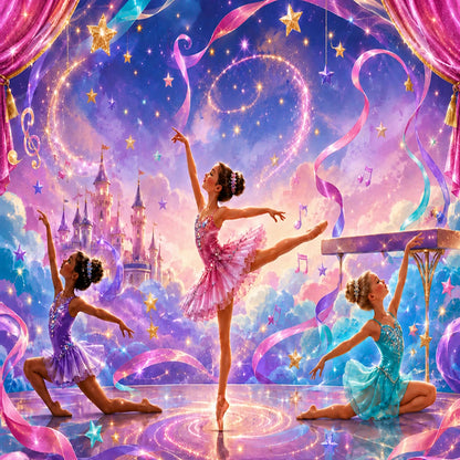 Seamless Edible Image Cake Wrap- Princess Ballerina Birthday Icing Sheet - RA Pape Closer Look