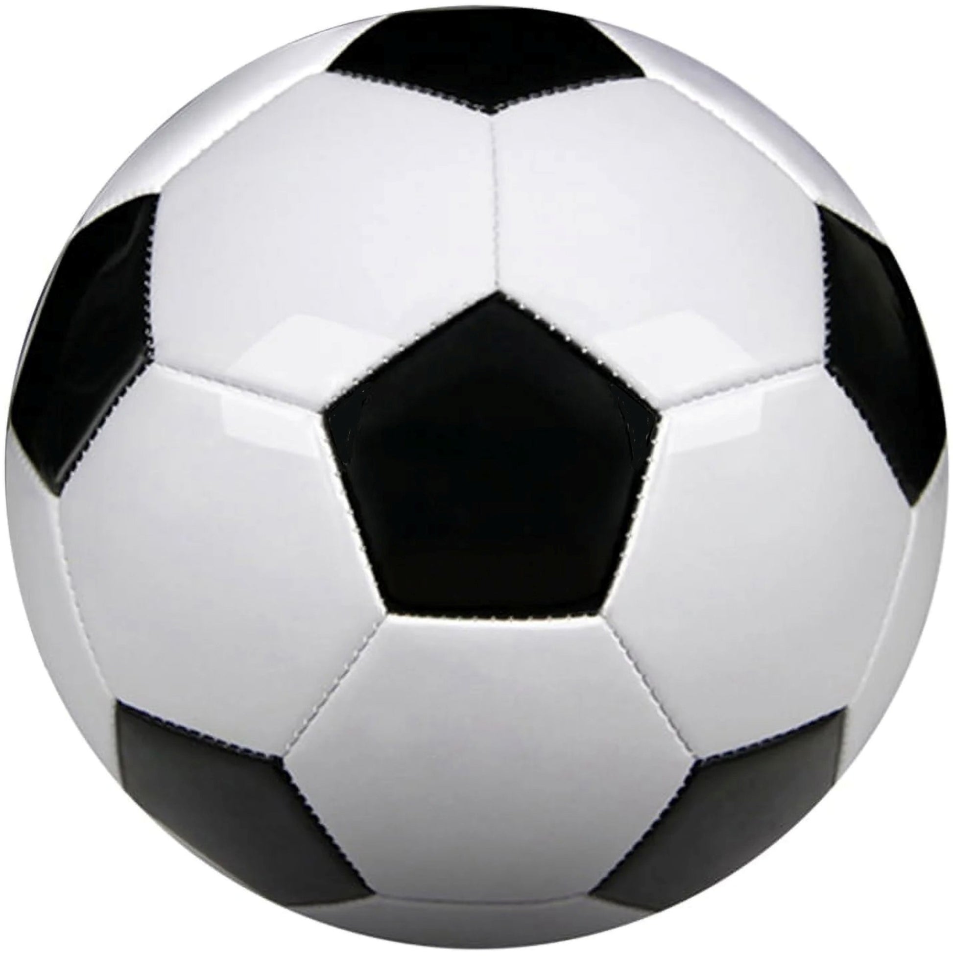 Precut edible icing image cake topper soccer ball.