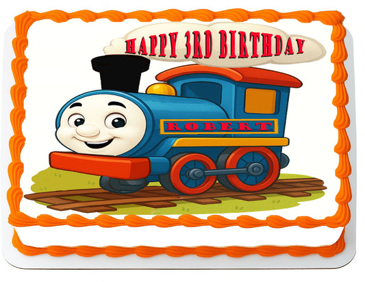 Thomas Tank Train Edible Image Cake Topper Sheet