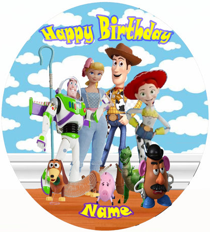 Edible Iciing Images toy story cake topper