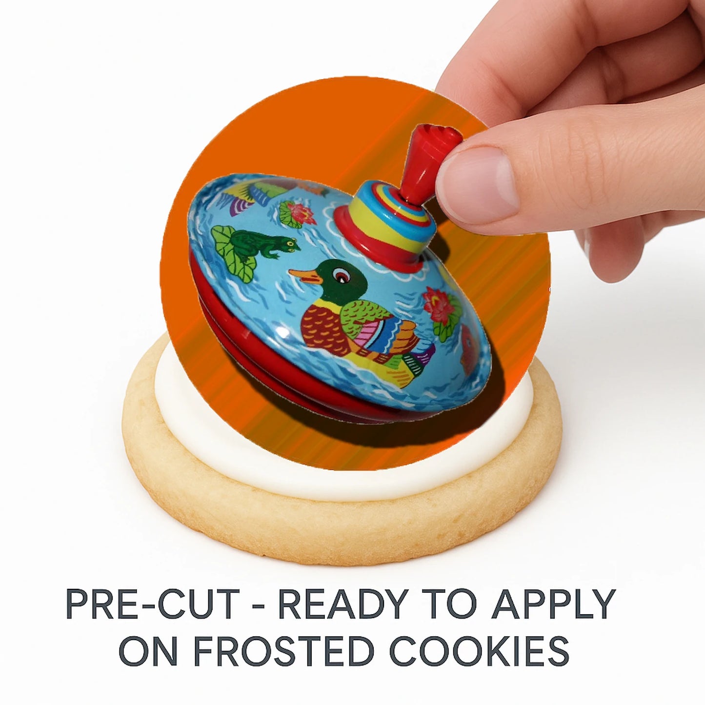 Christmas Edible Cake Images - Vintage Toy - Cookie & Cupcake Toppers