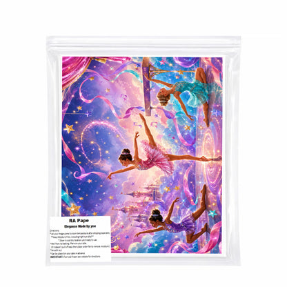 We send you enough Seamless Edible Image Cake Wrap- Princess Ballerina Birthday Icing Sheet - RA Pape  to fit your cake