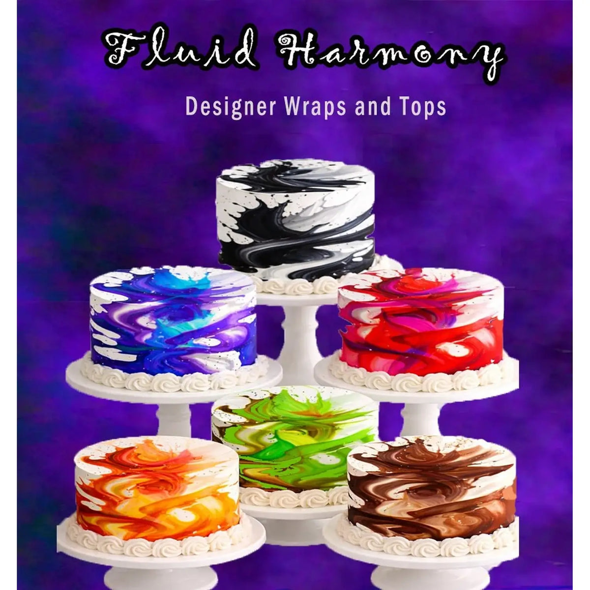 Fluid Harmony seamless edible icing cake wrap | RA Pape