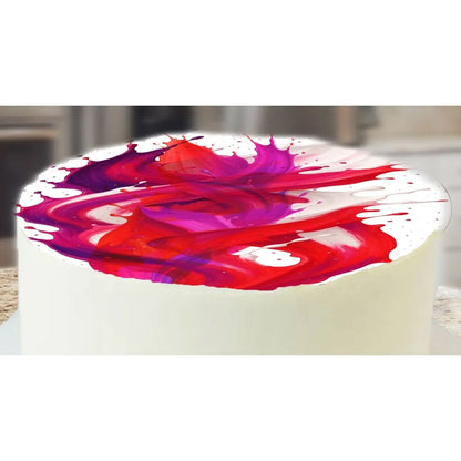 Fluid Harmony edible icing cake topper design | RA Pape
