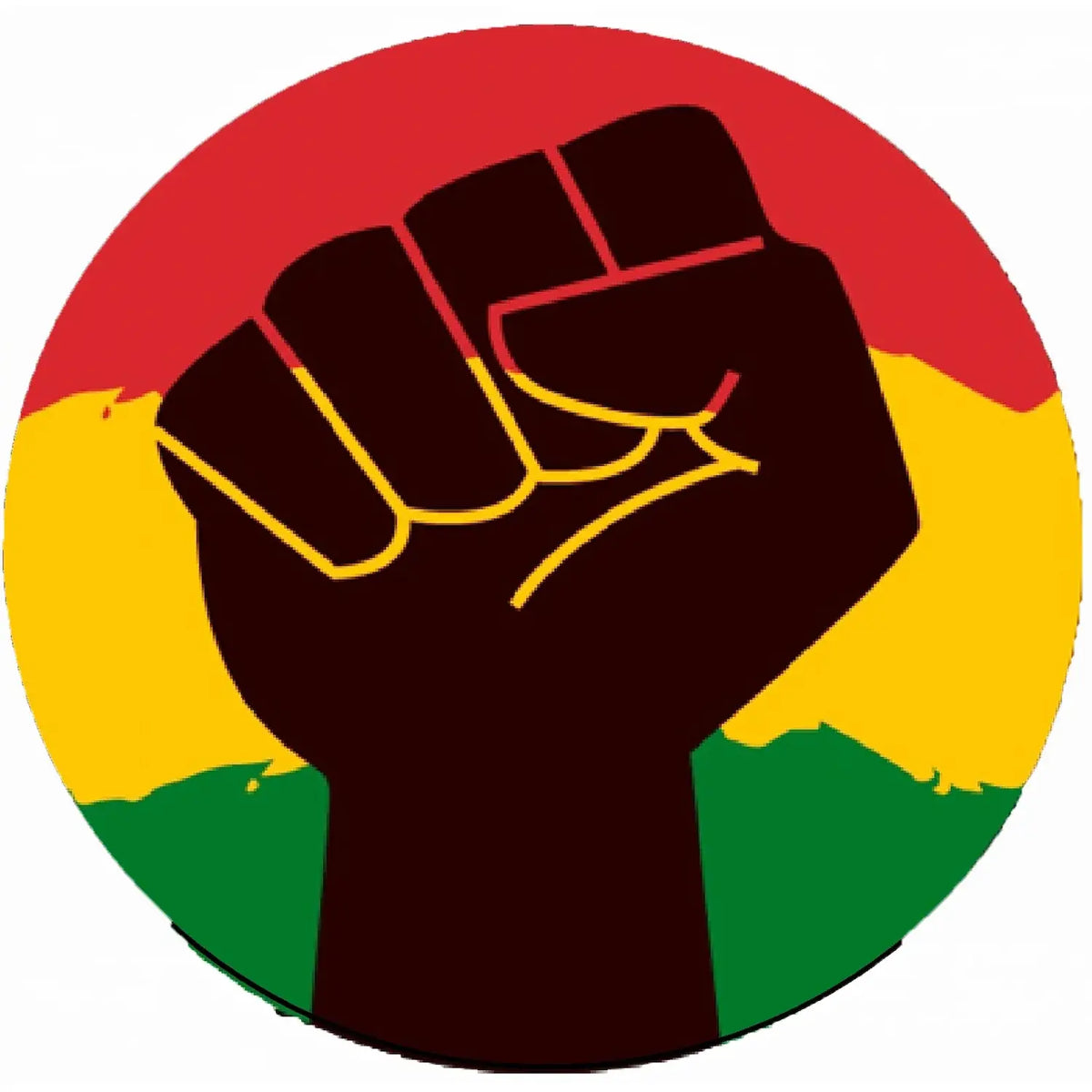 Juneteenth Equality for All Edible Icing Cake Topper – 8-Inch Round precut round topper design.