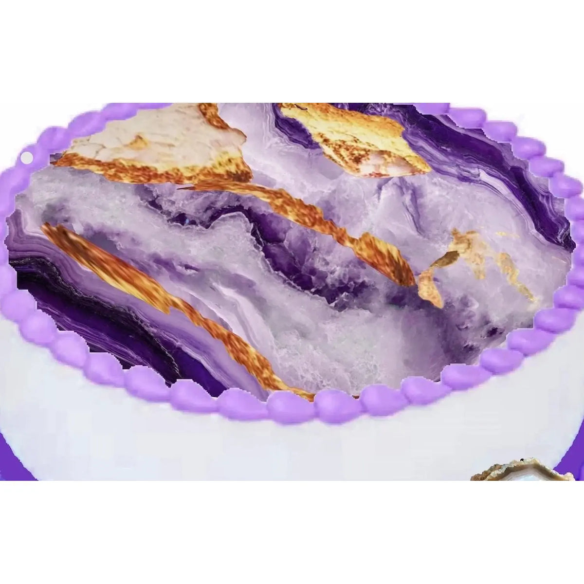 Luxe Strata Royal Resonance edible icing cake topper design | RA Pape