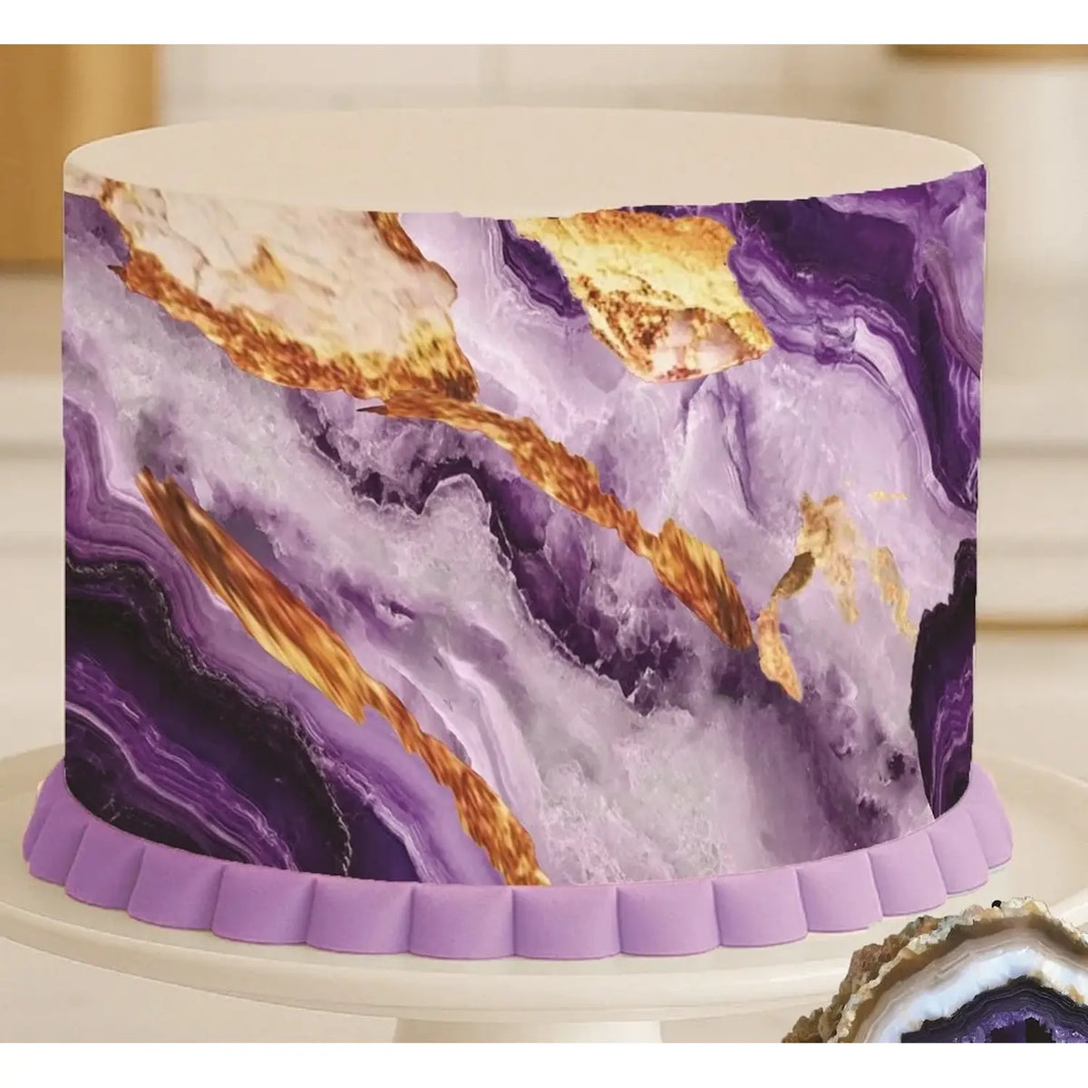 Luxe Strata Royal Resonance seamless edible icing cake wrap | RA Pape
